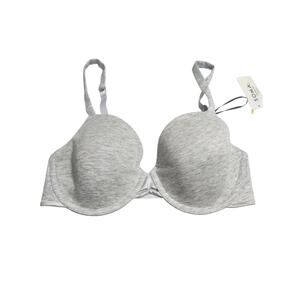 New Soma TellTale The Dreamer Demi Heather Dark Stormy Gray Bra Size 32D NWT